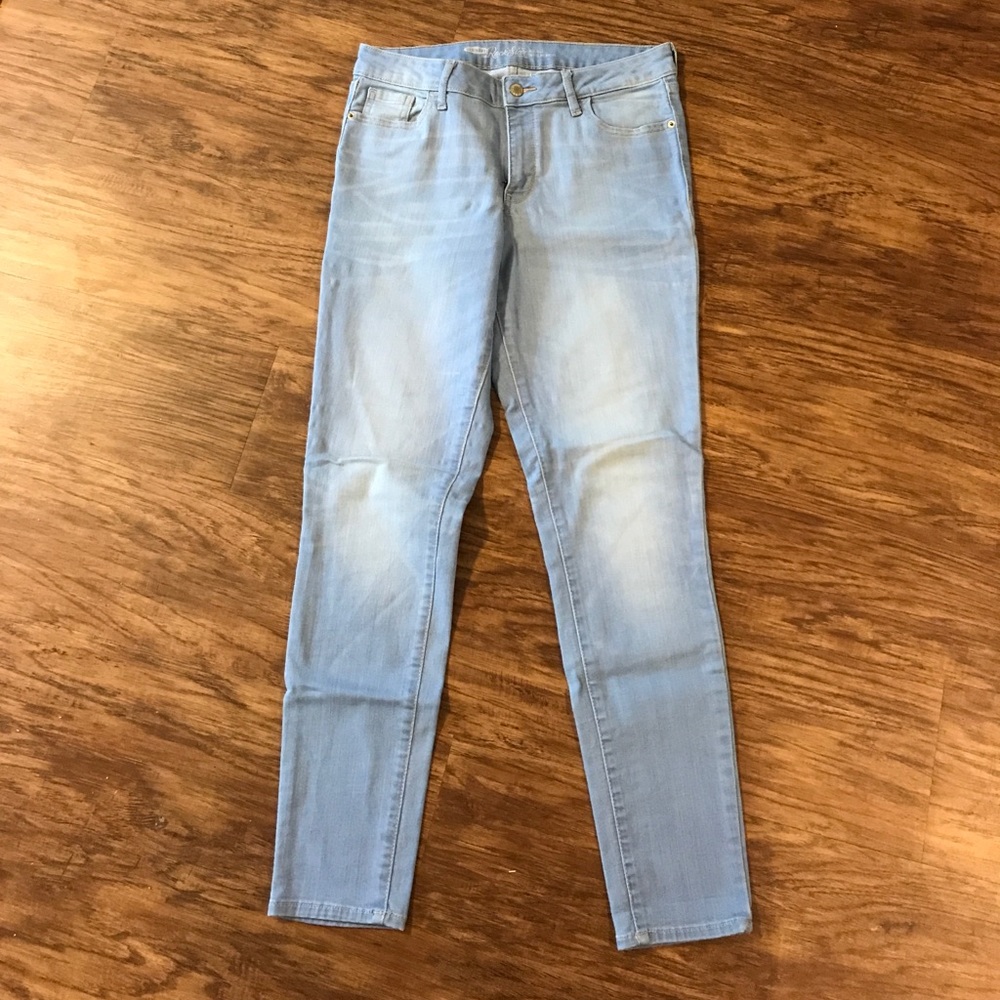 Old Navy Rockstar Skinny Jeans Lt Blue sz 10